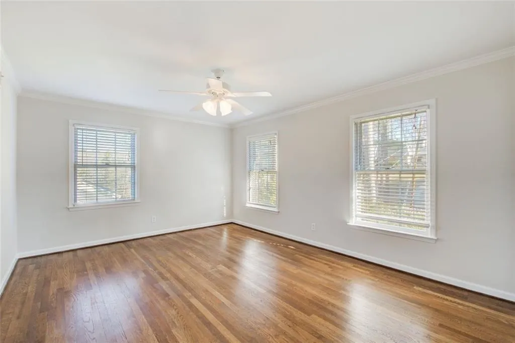 Spacious bedroom upstairs
