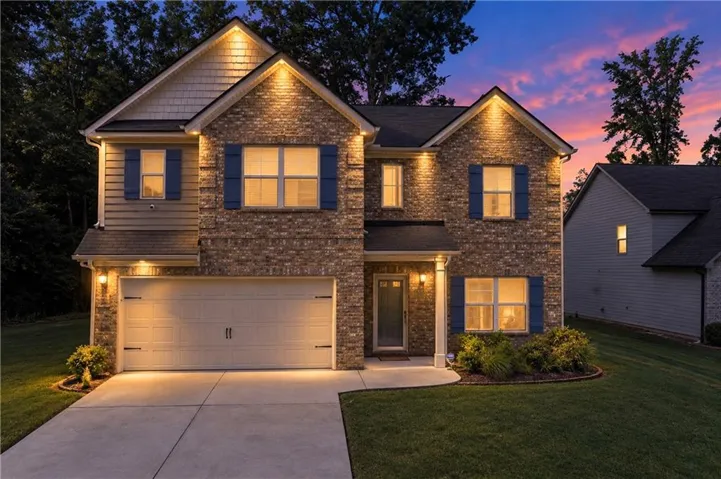 01 - Brick and siding exterior with gabled roof lines