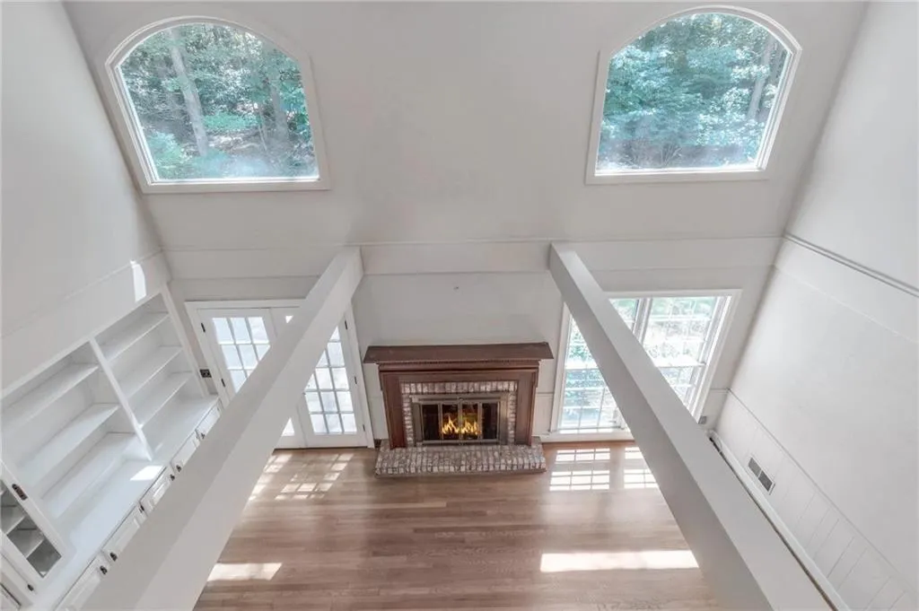 View from upstairs landing