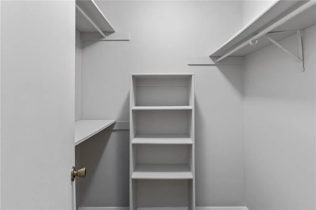 View of spacious closet
