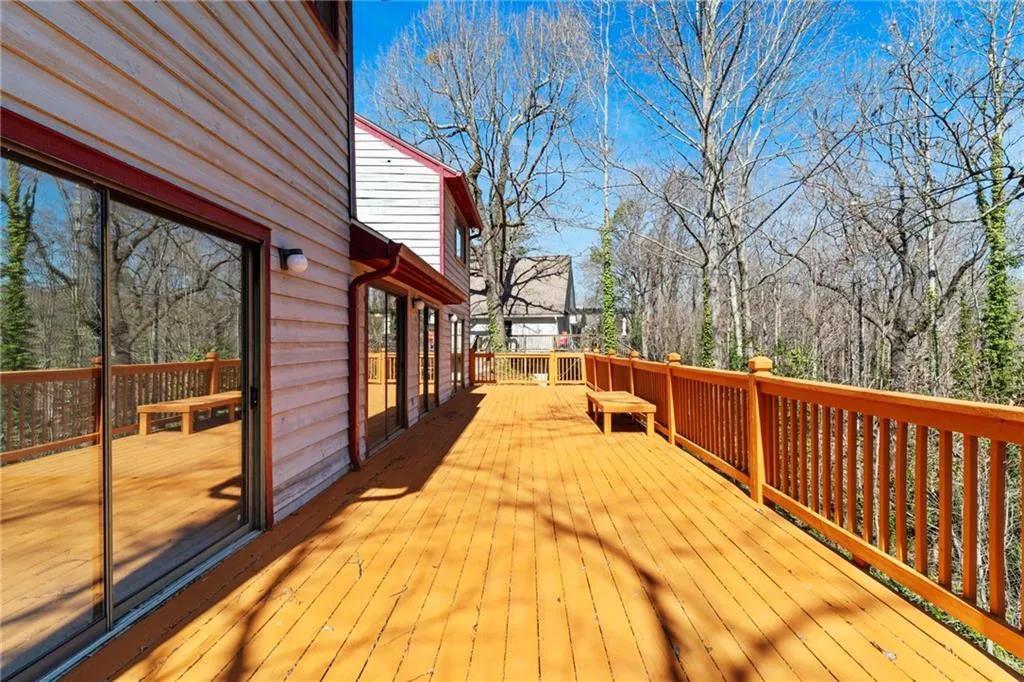 View of deck