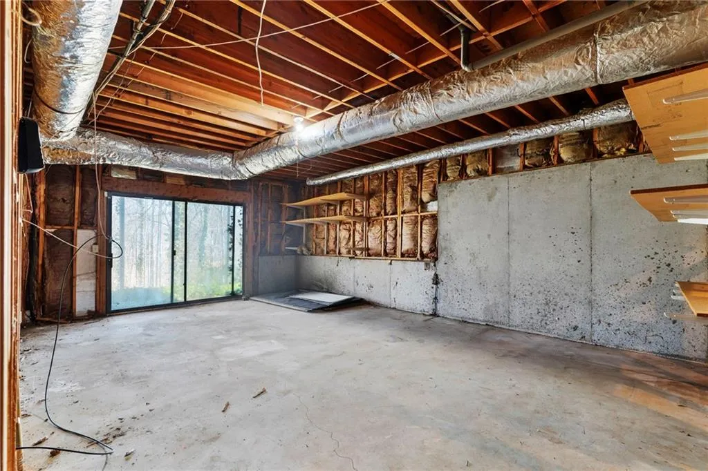 View of basement