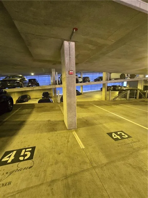 View of parking deck