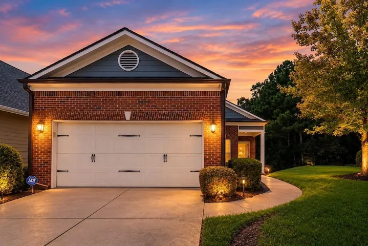 Twilight exterior photo