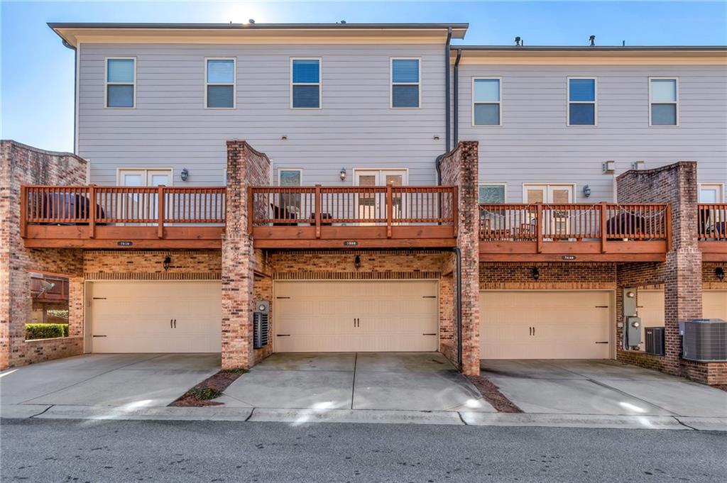 Two car garage and driveway Two car garage and driveway