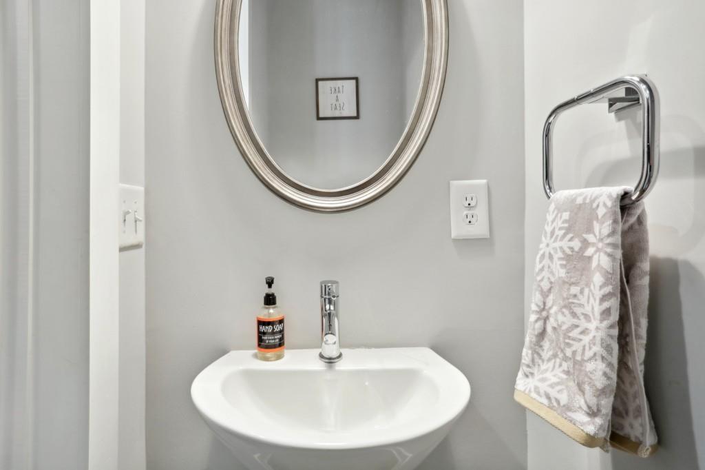 Half Bathroom On The Main Level