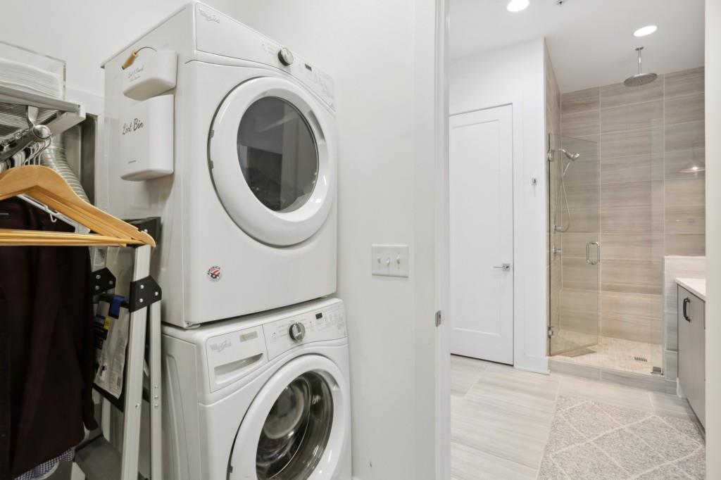 Convenient Upstairs Laundry