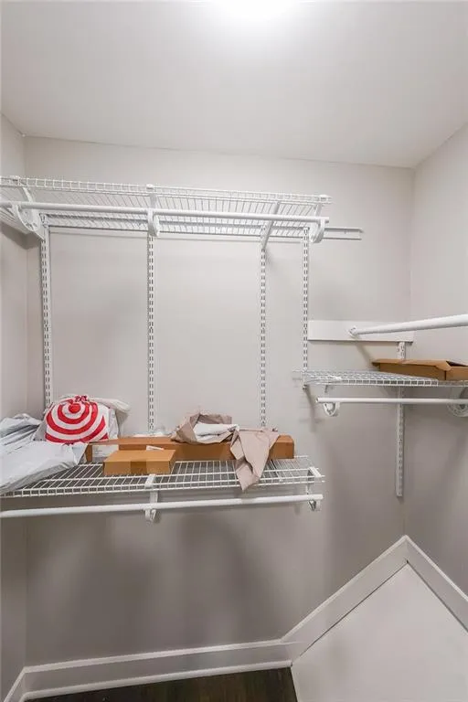 View of spacious closet