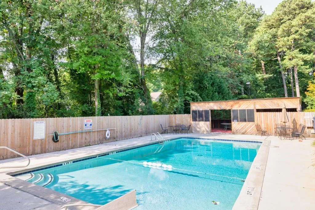 View of pool