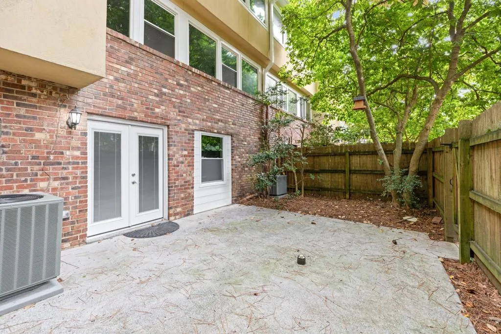 View of patio / terrace with cooling unit and french doors