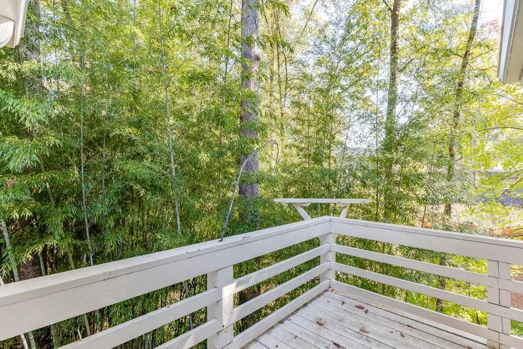 View of deck