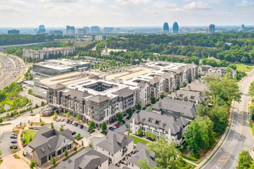 Bird's eye view featuring a view of city