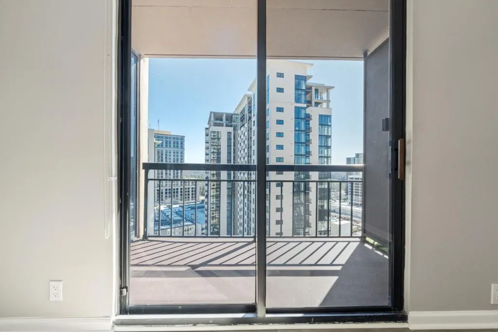 Beautiful view from secondary bedroom patio doors