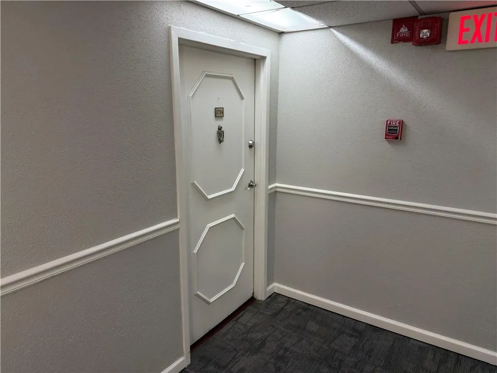 Doorway to property