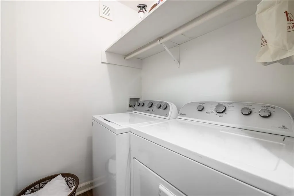 Main Floor Laundry Room | Storage | Washer + Dryer Included