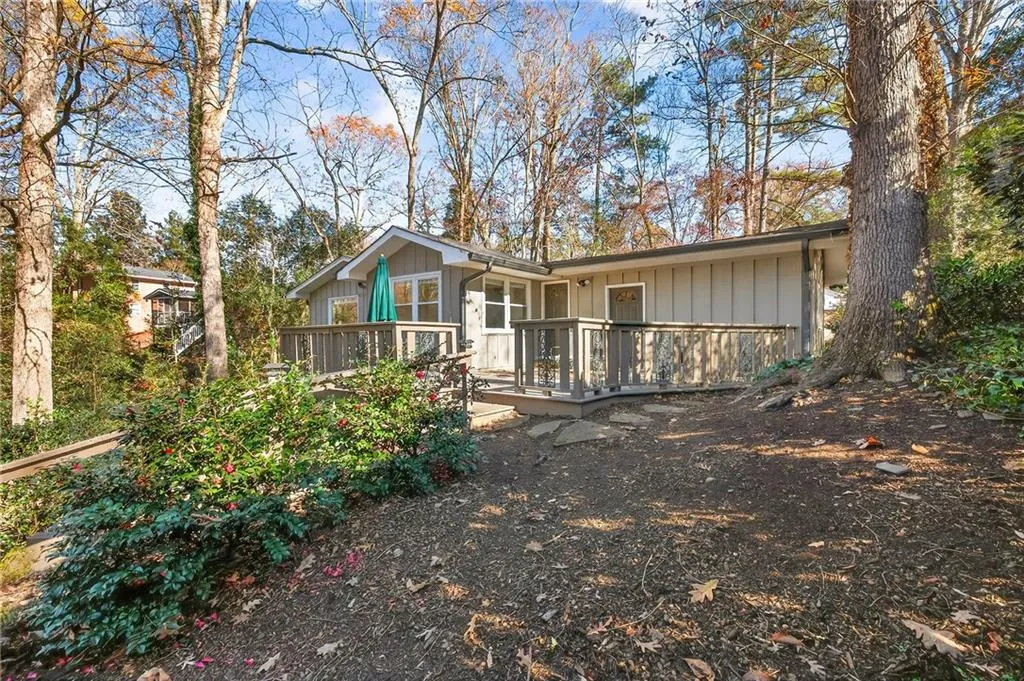 View of Rear Deck + Sun Lounge | Professional Landscaping | Camillas, Ferns, Rhododendrons, Azaleas, Hydrangea + Hollys