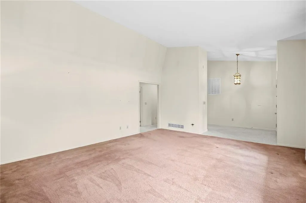 Living room located off of foyer