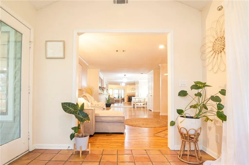 Corridor featuring light hardwood / wood-style flooring