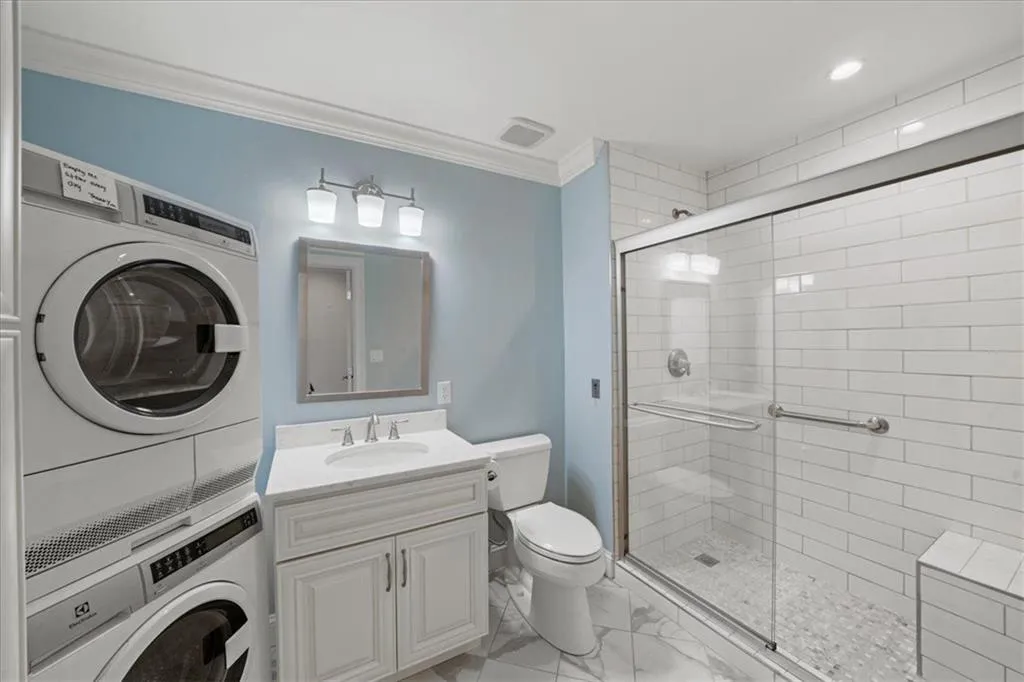 This is considered bathroom #2 also finely renovated, clean and beautiful use of colors.  Washer and dryer can be negotiated in with an Agreement.