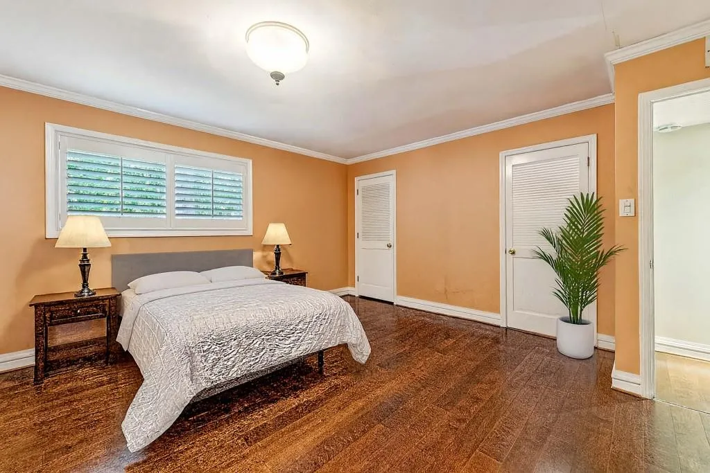 Virtually staged bedroom Virtually staged bedroom