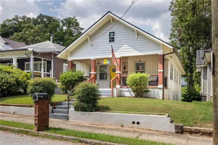 Craftsman-style facade with a prominent front gable