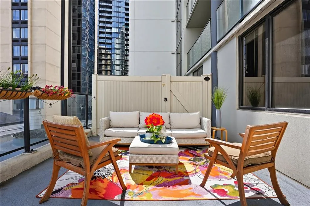 outdoor living space