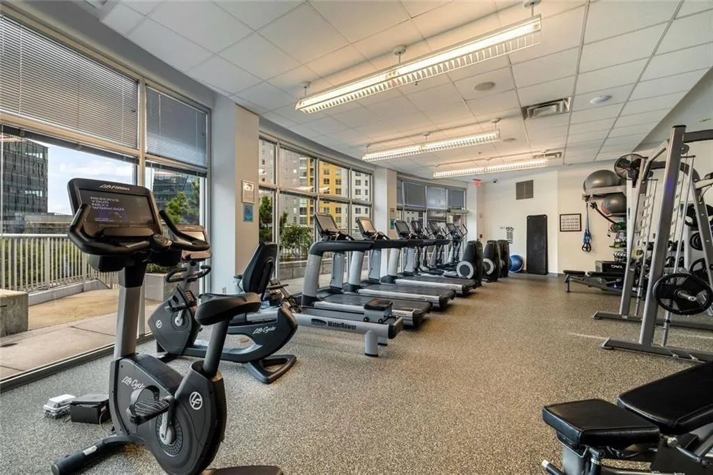 Fitness Center next to the pool