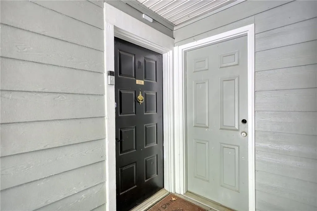 Doorway to property