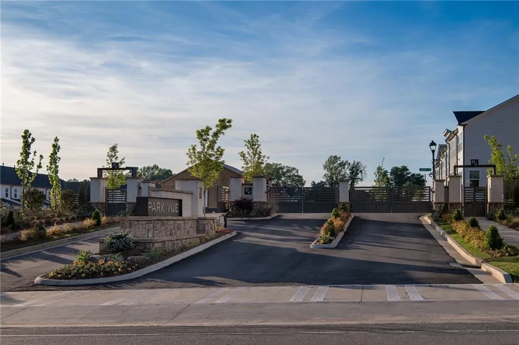 Gated Front Entrance of Park Vue