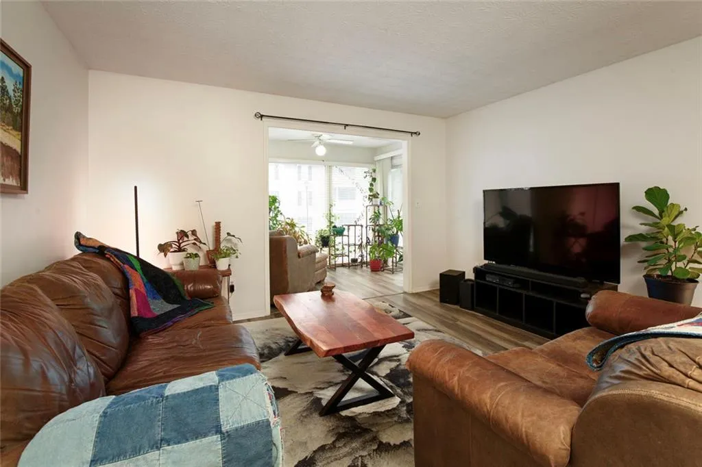 Family room open to Sun room