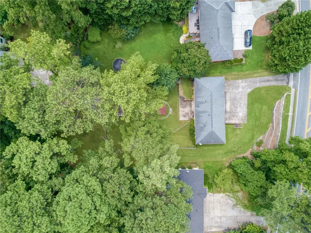 Aerial overview of property's location