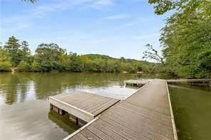 Dock on the Chattahoochee River