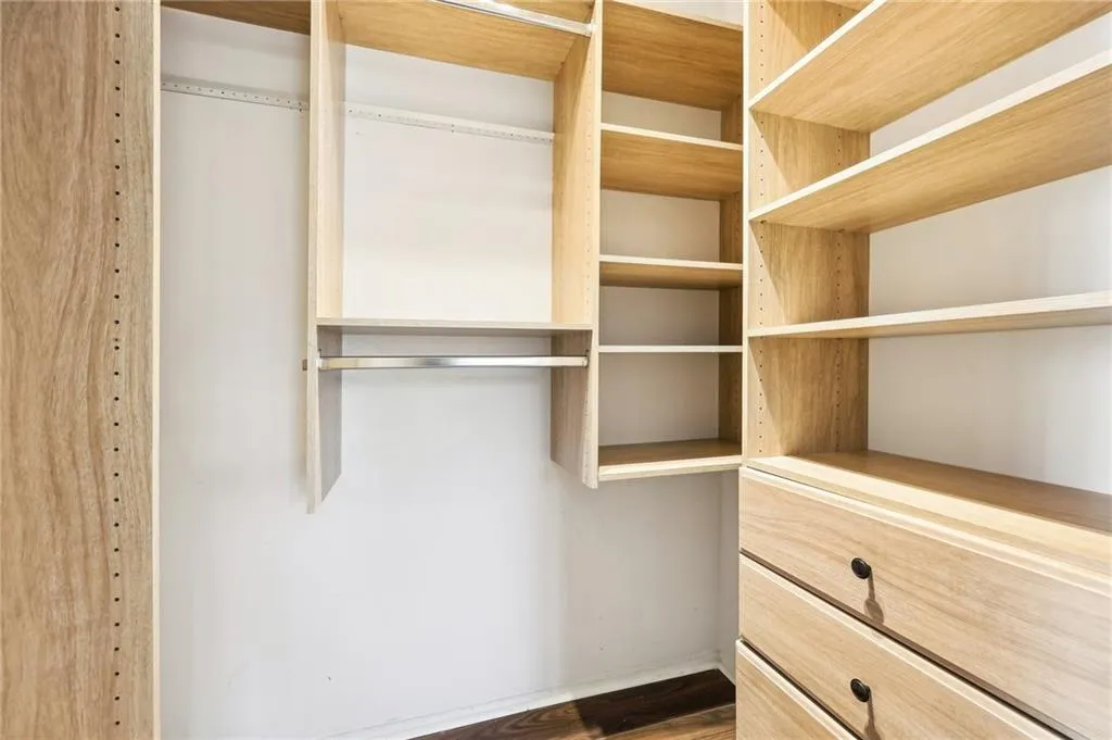Custom closet systems.