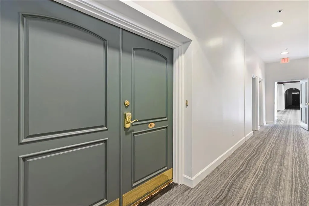Double Front Door with Code Locking