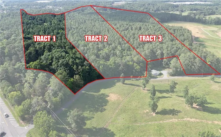 Overlay of Tract 1 (Not to scale)