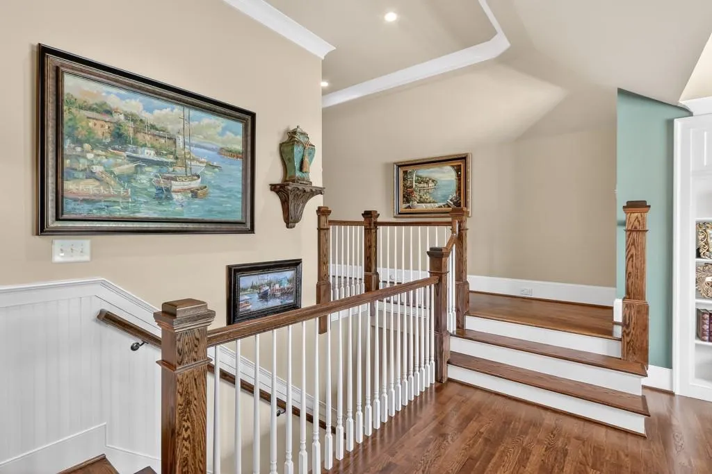 Beautiful woodwork throughout