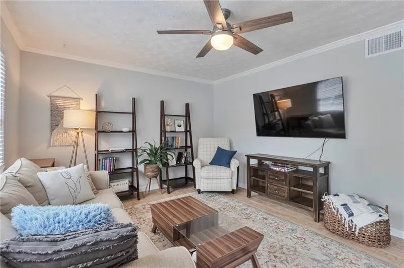 Ample living room