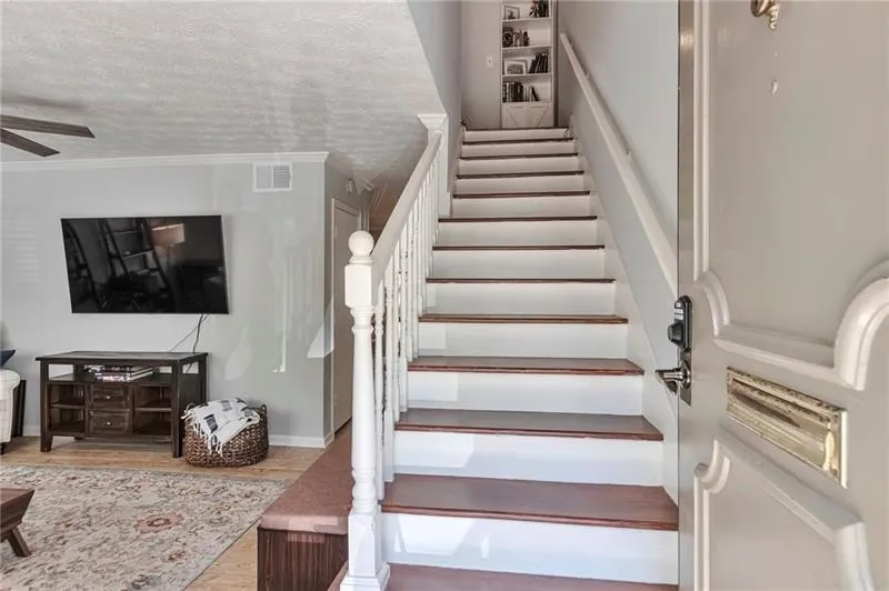 Staircase leading upstairs