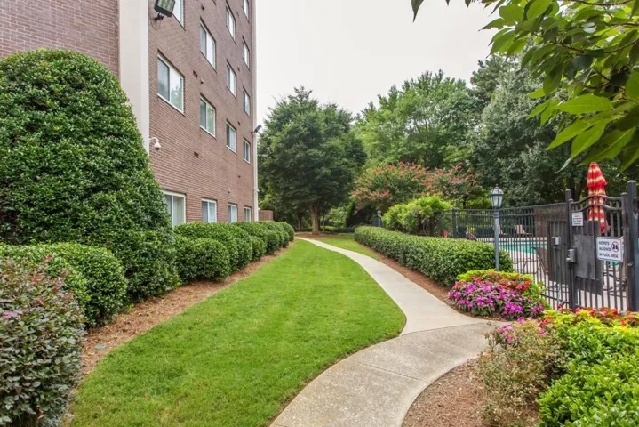 Welcoming community with landscaped grounds