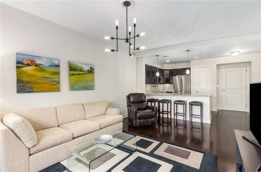 Perfect space to cozy up to a weekend movie or entertain friends.