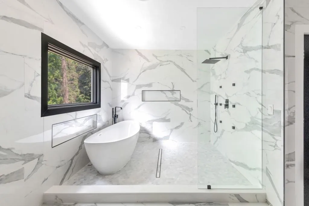 Primary suite bathroom
