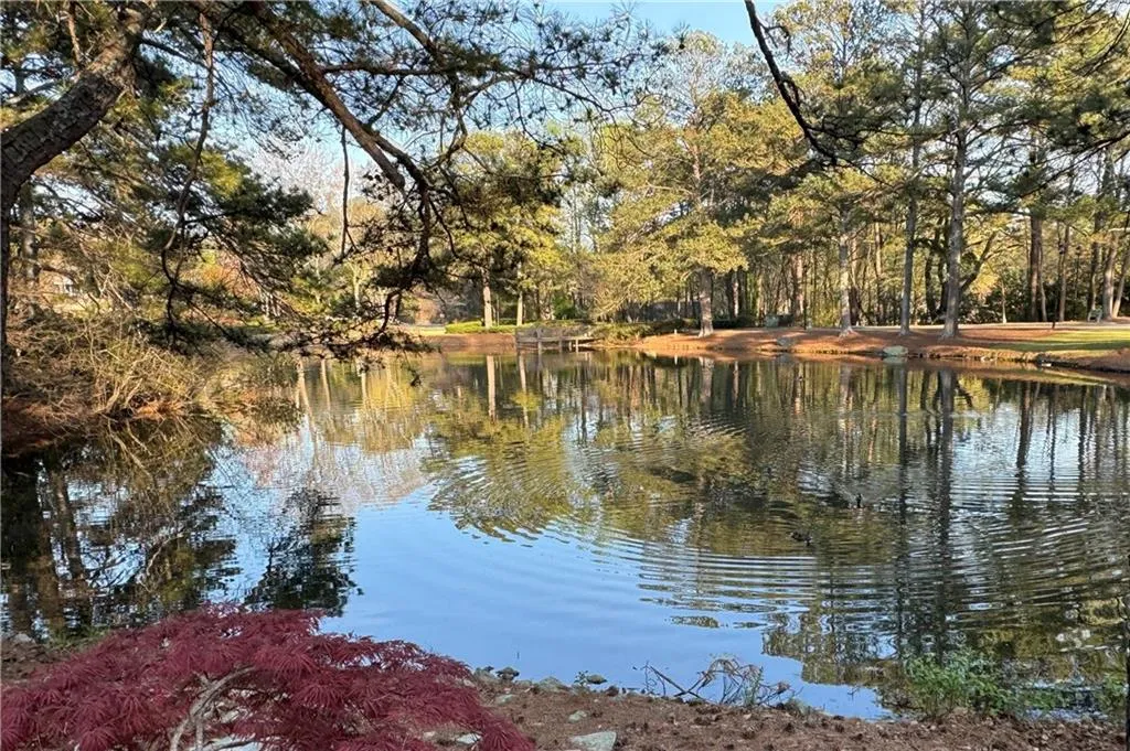 Beautiful community pond just 30 yards from residence