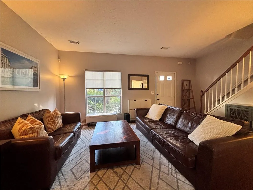 Living room with View to the front door
