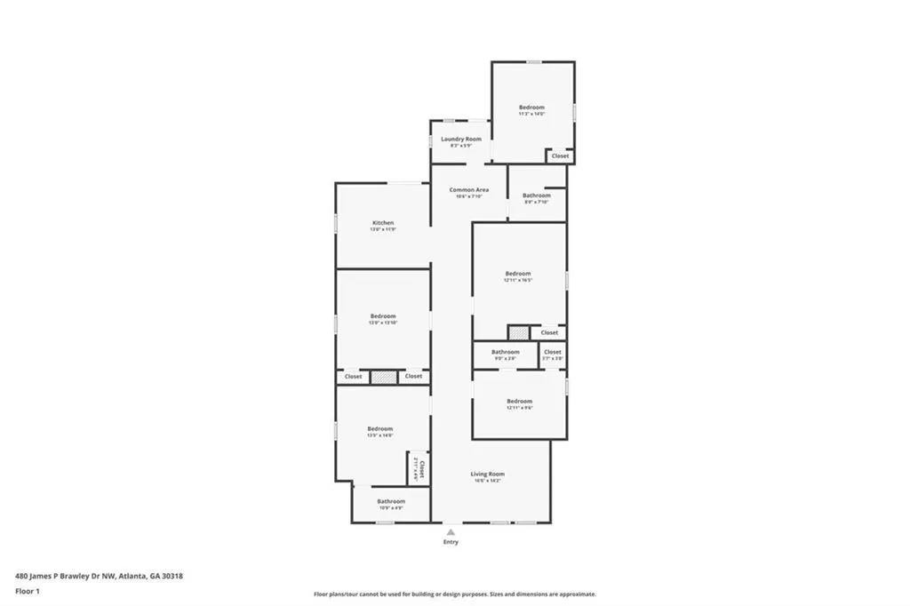 480 James P Brawley Drive Nw, Atlanta, Georgia 30318, 5 Bedrooms Bedrooms, ,3 BathroomsBathrooms,Residential,For Sale,480 James P Brawley Drive Nw,7609994
