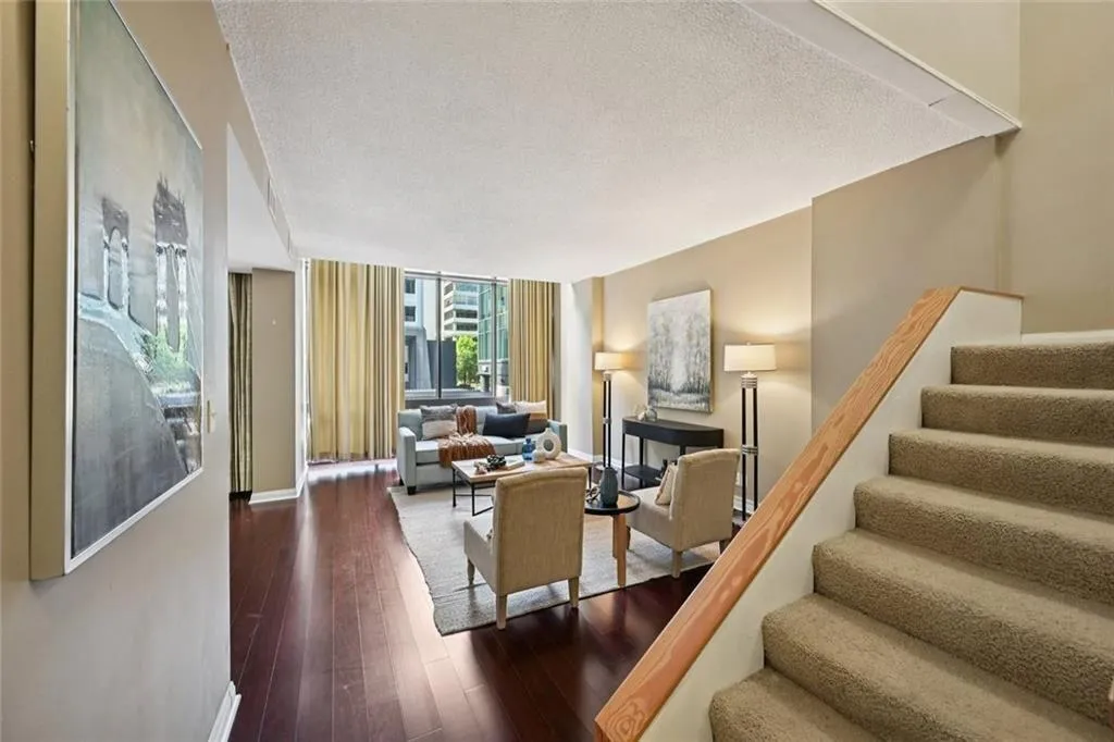 Going upstairs to bedrooms