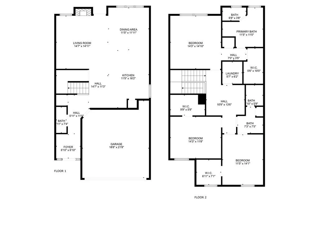 View of home floor plan