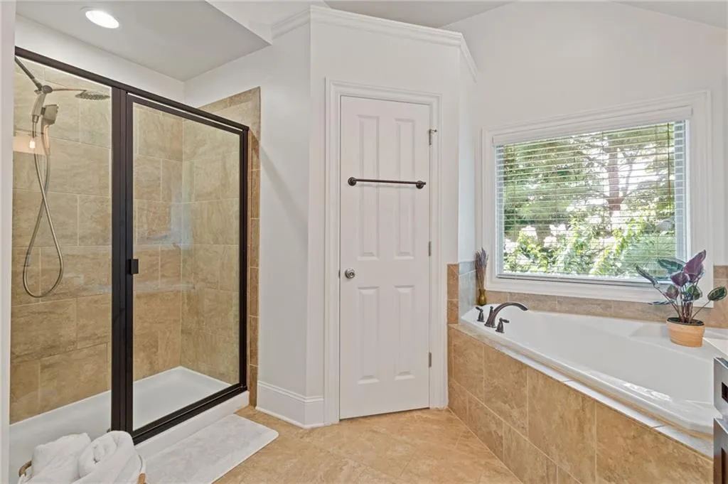 Large separate shower