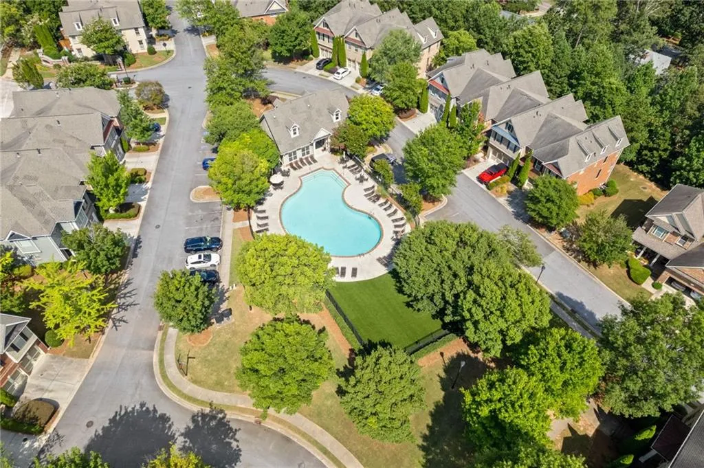 Arial view of amenities