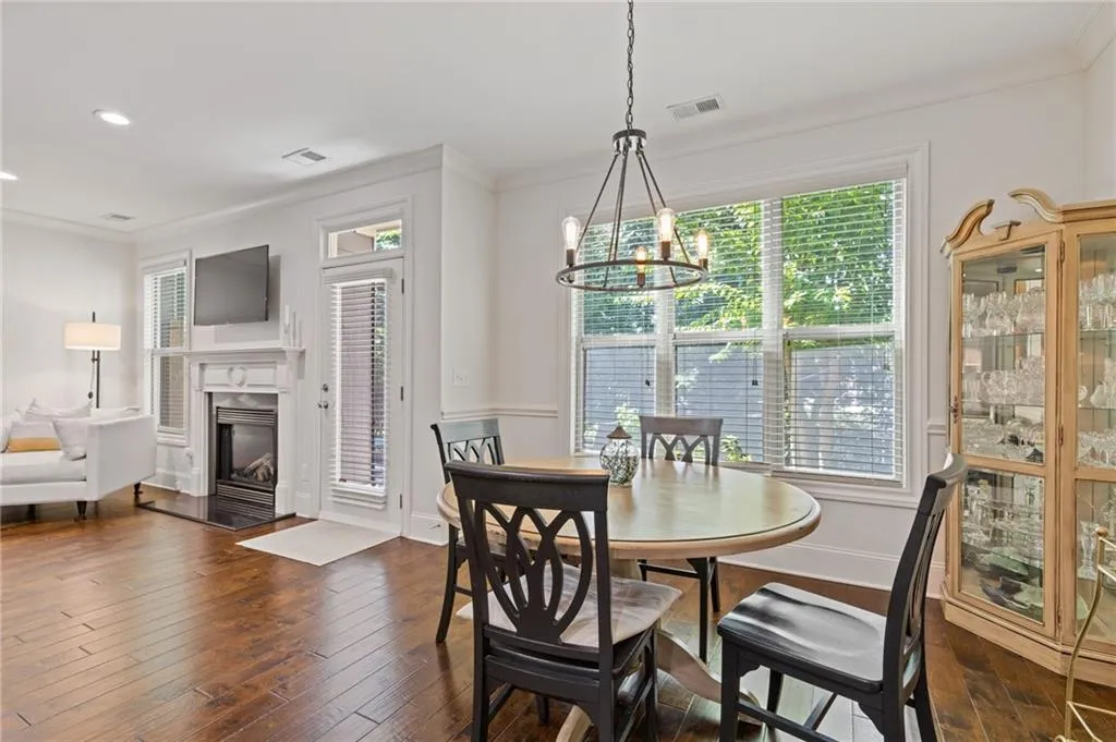 Open concept dining