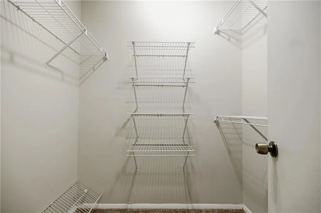 View of spacious closet